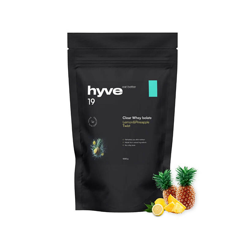 hyve Clear whey protein izolát - Citron & ananas, 1000 g
