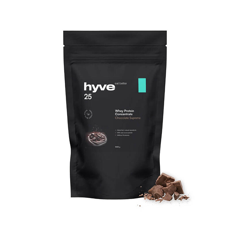 hyve WPC 80 whey protein concentrate - Chocolate, 1000 g