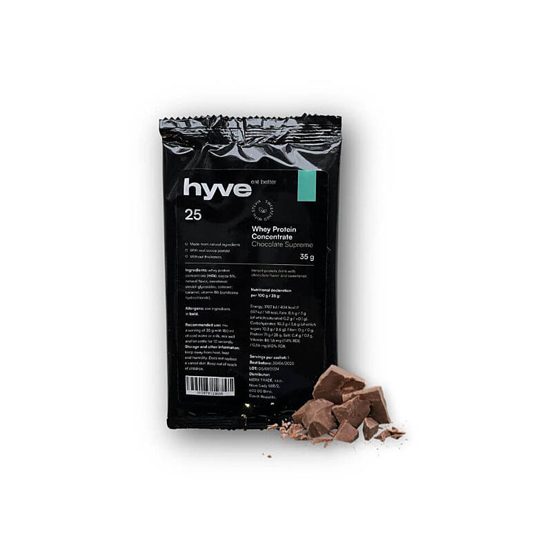 hyve WPC 80 syrovátkový koncentrát - Čokoláda, 1000 g